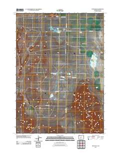 Fort Rock 2011 topographic map thumbnail