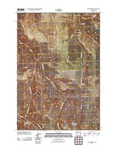 Gooseberry 2011 topographic map thumbnail