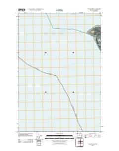 Clatsop Spit 2011 topographic map thumbnail