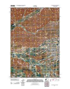 College Place 2011 topographic map thumbnail