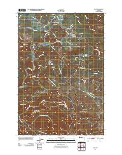 Elsie 2011 topographic map thumbnail