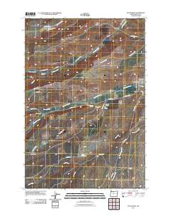 Dufur West 2011 topographic map thumbnail