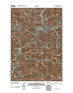 Jordan Creek 2011 topographic map thumbnail