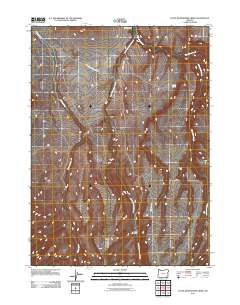 Little Whitehorse Creek 2011 topographic map thumbnail