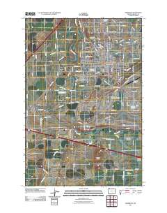 Hermiston 2011 topographic map thumbnail