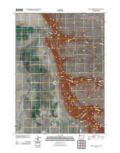 Home Creek Butte 2011 topographic map thumbnail