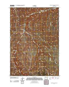 Hoodlum Canyon 2011 topographic map thumbnail