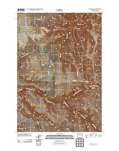 Matney Flat 2011 topographic map thumbnail