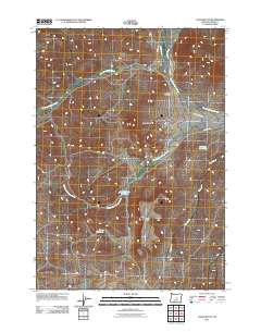 Logan Butte 2011 topographic map thumbnail