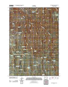 Monument Peak 2011 topographic map thumbnail