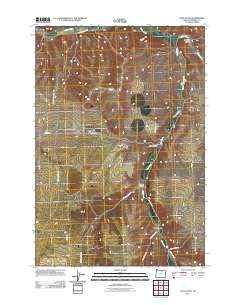 Ione South 2011 topographic map thumbnail