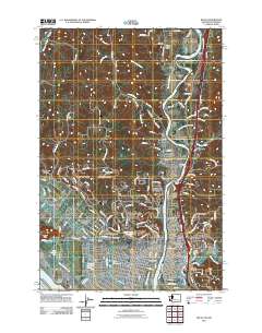Kelso 2011 topographic map thumbnail