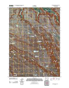 Krumbo Ridge 2011 topographic map thumbnail