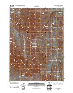 Groan Canyon 2011 topographic map thumbnail