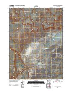 Guano Reservoir 2011 topographic map thumbnail