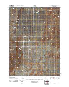 Quartz Mountain Basin 2011 topographic map thumbnail