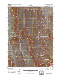 Red Lookout Butte 2011 topographic map thumbnail