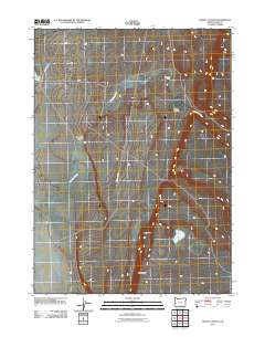 Rocky Canyon 2011 topographic map thumbnail