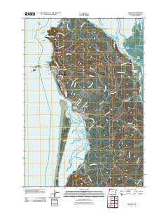 Netarts 2011 topographic map thumbnail