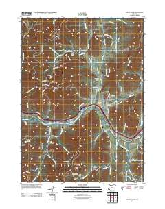 Rogue River 2011 topographic map thumbnail