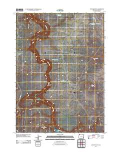 Owyhee Butte 2011 topographic map thumbnail