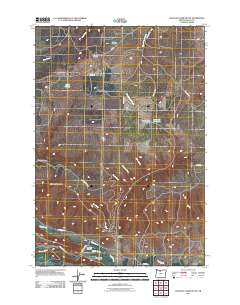 Postage Stamp Butte 2011 topographic map thumbnail
