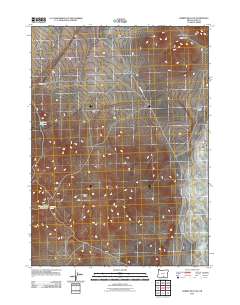 Rabbit Hills SW 2011 topographic map thumbnail