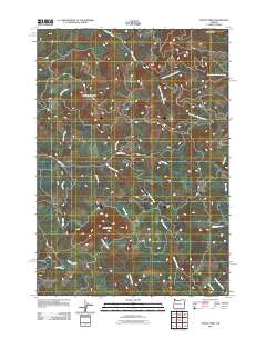 Mount Nebo 2011 topographic map thumbnail