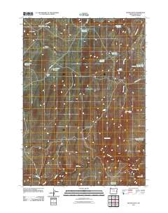 Rufino Butte 2011 topographic map thumbnail