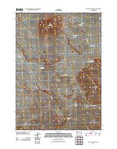 Round Top Butte 2011 topographic map thumbnail