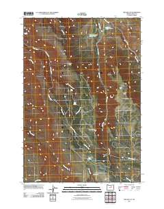 Miller Flat 2011 topographic map thumbnail
