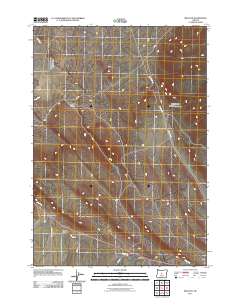 Millican 2011 topographic map thumbnail