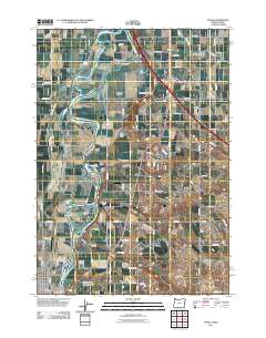Nyssa 2011 topographic map thumbnail