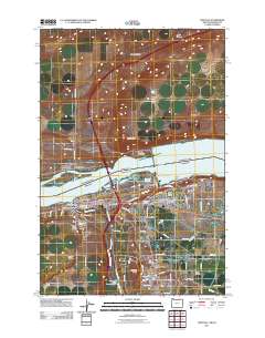 Umatilla 2011 topographic map thumbnail