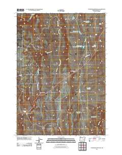 Stinkingwater Pass 2011 topographic map thumbnail