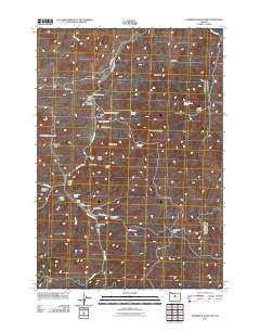 Sandrock Mountain 2011 topographic map thumbnail