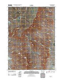 V Lake 2011 topographic map thumbnail
