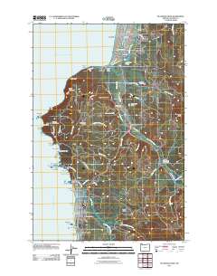 Tillamook Head 2011 topographic map thumbnail