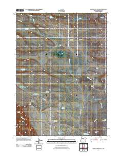 Whitehorse Butte 2011 topographic map thumbnail
