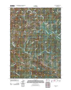 Valsetz 2011 topographic map thumbnail