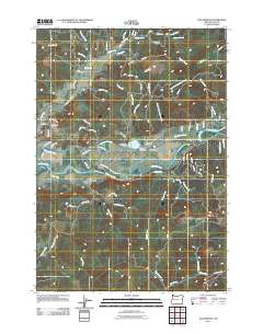 Walterville 2011 topographic map thumbnail