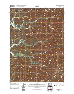 Trail Butte 2011 topographic map thumbnail
