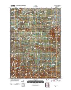 Scholls 2011 topographic map thumbnail