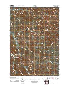 Trask 2011 topographic map thumbnail