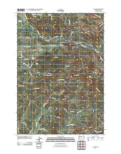 Lacomb 2011 topographic map thumbnail