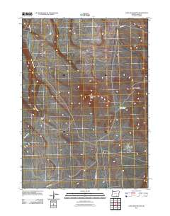 Lone Grave Butte 2011 topographic map thumbnail