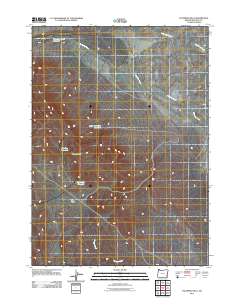 Palomino Hills 2011 topographic map thumbnail