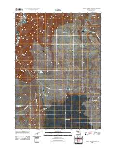 Jordan Craters North 2011 topographic map thumbnail