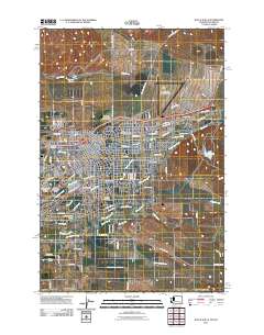 Walla Walla 2011 topographic map thumbnail
