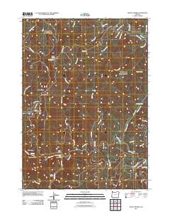 Mount Reuben 2011 topographic map thumbnail